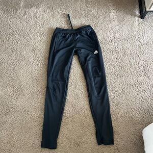 Adidas Black Tapered Sweatpants for Active Comfort